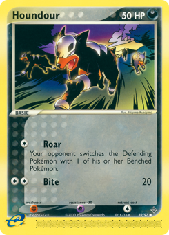 Houndour #59 Houndour - Dragon - #59 - Pokemon TCG card