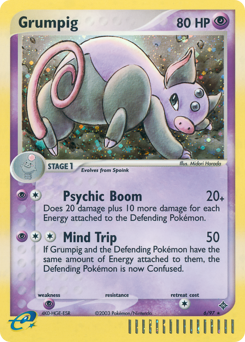 Grumpig #6 Grumpig - Dragon - #6 - Pokemon TCG card