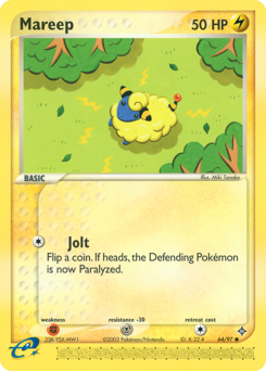 Mareep #64 Mareep - Dragon - #64 - Pokemon TCG card