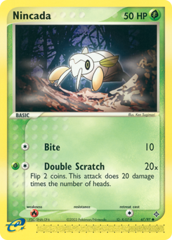Nincada #67 Nincada - Dragon - #67 - Pokemon TCG card