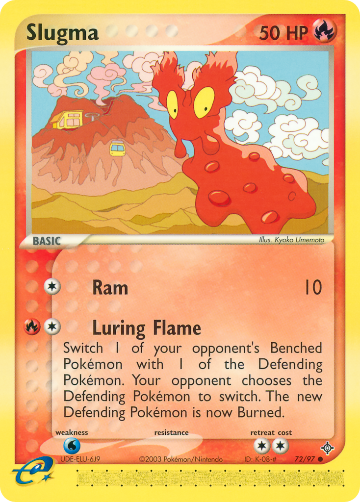 Slugma - Dragon - #72 - Pokemon TCG card