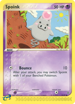 Spoink - Dragon - #73 - Pokemon TCG card