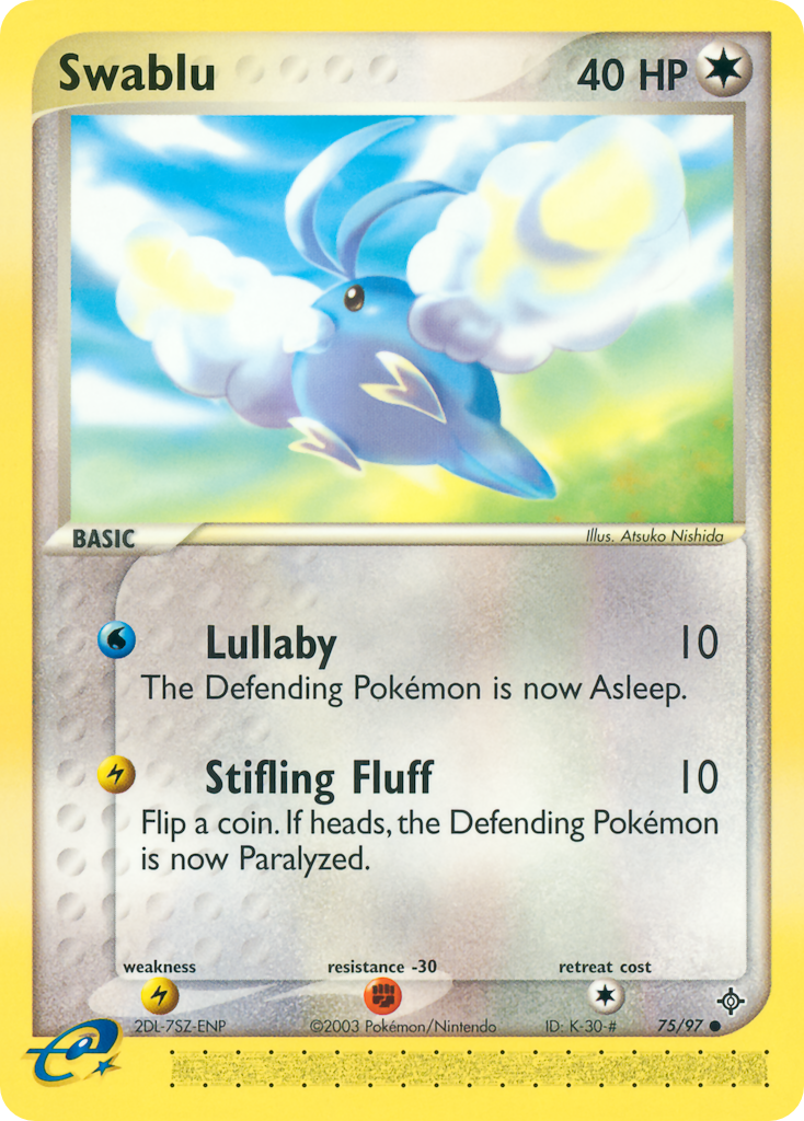 Swablu - Dragon - #75 - Pokemon TCG card