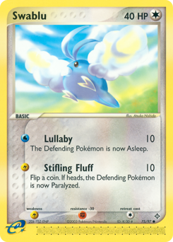 Swablu #75 Swablu - Dragon - #75 - Pokemon TCG card