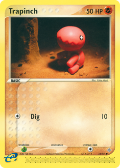 Trapinch #78 Trapinch - Dragon - #78 - Pokemon TCG card