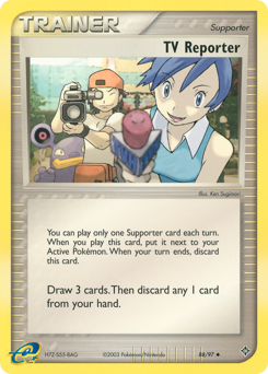 TV Reporter - Dragon - #88 - Pokemon TCG card