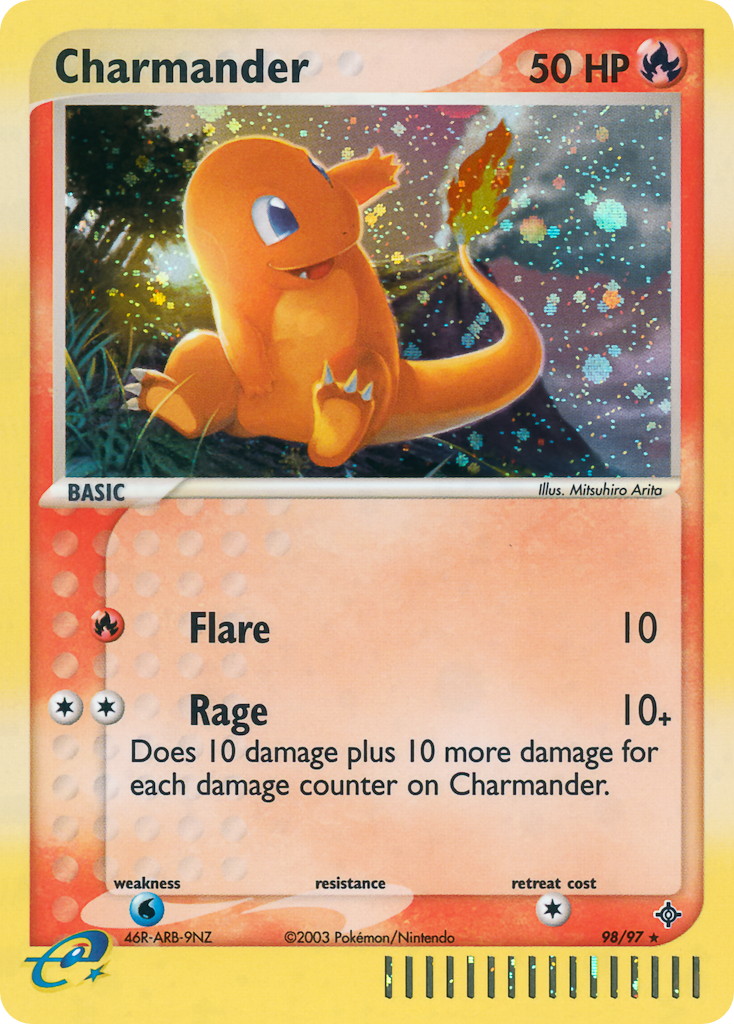Charmander - Dragon - #98 - Pokemon TCG card