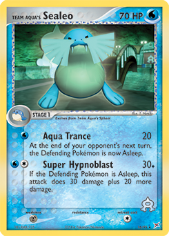 Team Aqua's Sealeo #16 Team Aqua's Sealeo - Team Magma vs Team Aqua - #16 - Pokemon TCG card