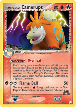 Team Magma's Camerupt #19 Team Magma's Camerupt - Team Magma vs Team Aqua - #19 - Pokemon TCG card