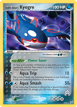 Team Aqua's Kyogre #3 Team Aqua's Kyogre - Team Magma vs Team Aqua - #3 - Pokemon TCG card