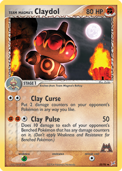 Team Magma's Claydol #33 Team Magma's Claydol - Team Magma vs Team Aqua - #33 - Pokemon TCG card