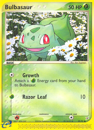Bulbasaur - Team Magma vs Team Aqua - #39 - Pokemon TCG card