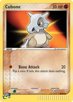Cubone #40 Cubone - Team Magma vs Team Aqua - #40 - Pokemon TCG card