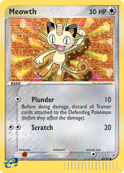 Meowth #42 Meowth - Team Magma vs Team Aqua - #42 - Pokemon TCG card