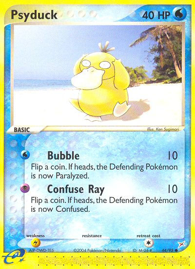 Psyduck - Team Magma vs Team Aqua - #44 - Pokemon TCG card