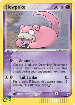 Slowpoke #45 Slowpoke - Team Magma vs Team Aqua - #45 - Pokemon TCG card