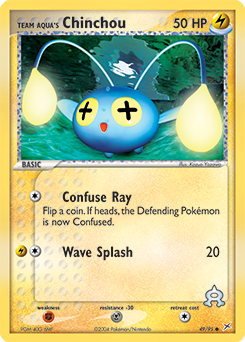 Team Aqua's Chinchou - Team Magma vs Team Aqua - #49 - Pokemon TCG card