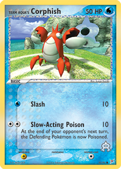 Team Aqua's Corphish #51 Team Aqua's Corphish - Team Magma vs Team Aqua - #51 - Pokemon TCG card