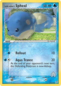 Team Aqua's Spheal - Team Magma vs Team Aqua - #57 - Pokemon TCG card