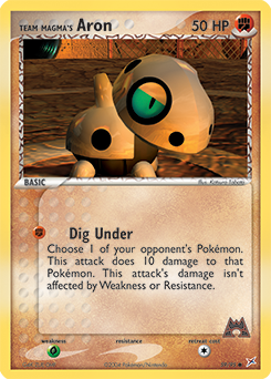 Team Magma's Aron - Team Magma vs Team Aqua - #59 - Pokemon TCG card