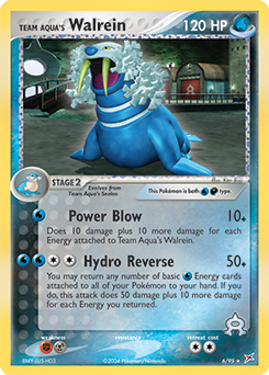 Team Aqua's Walrein #6 Team Aqua's Walrein - Team Magma vs Team Aqua - #6 - Pokemon TCG card