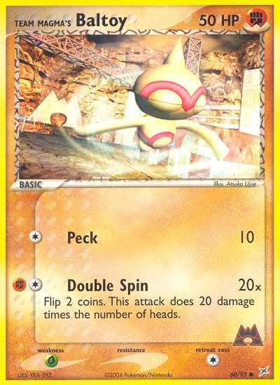 Team Magma's Baltoy - Team Magma vs Team Aqua - #60 - Pokemon TCG card