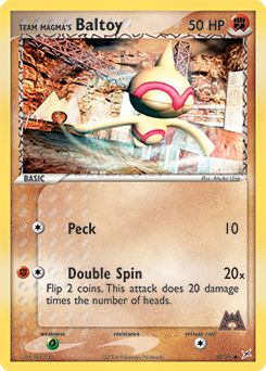 Team Magma's Baltoy - Team Magma vs Team Aqua - #60 - Pokemon TCG card
