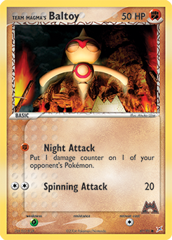 Team Magma's Baltoy - Team Magma vs Team Aqua - #61 - Pokemon TCG card