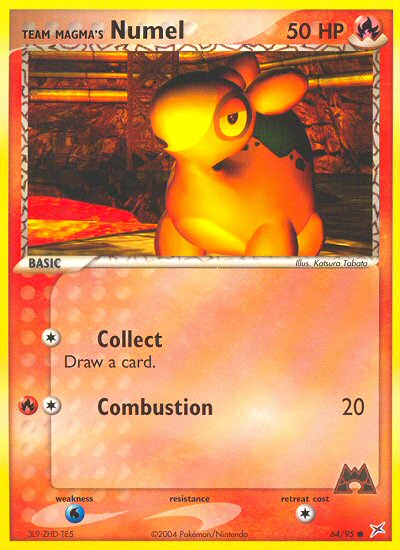 Team Magma's Numel - Team Magma vs Team Aqua - #64 - Pokemon TCG card