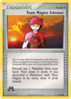 Team Magma Schemer - Team Magma vs Team Aqua - #70 - Pokemon TCG card