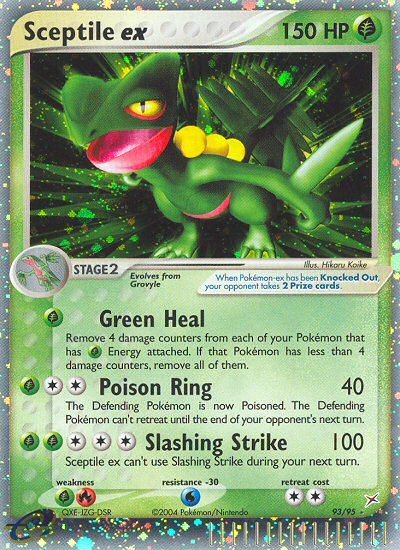 Sceptile ex - Team Magma vs Team Aqua - #93 - Pokemon TCG card