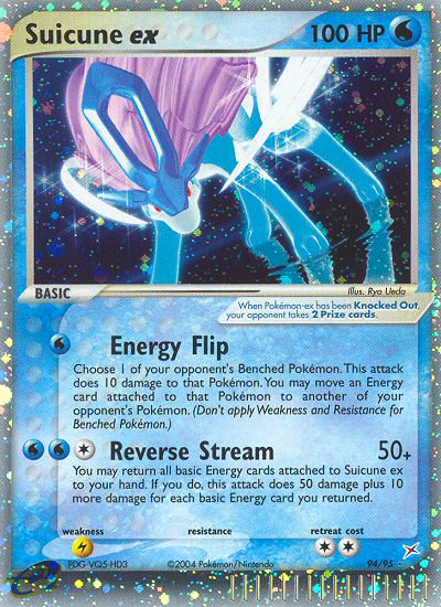 Suicune ex - Team Magma vs Team Aqua - #94 - Pokemon TCG card