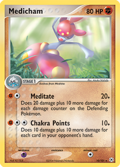 Medicham #10 Medicham - Hidden Legends - #10 - Pokemon TCG card