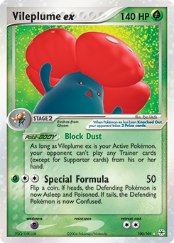 Vileplume ex #100 Vileplume ex - Hidden Legends - #100 - Pokemon TCG card