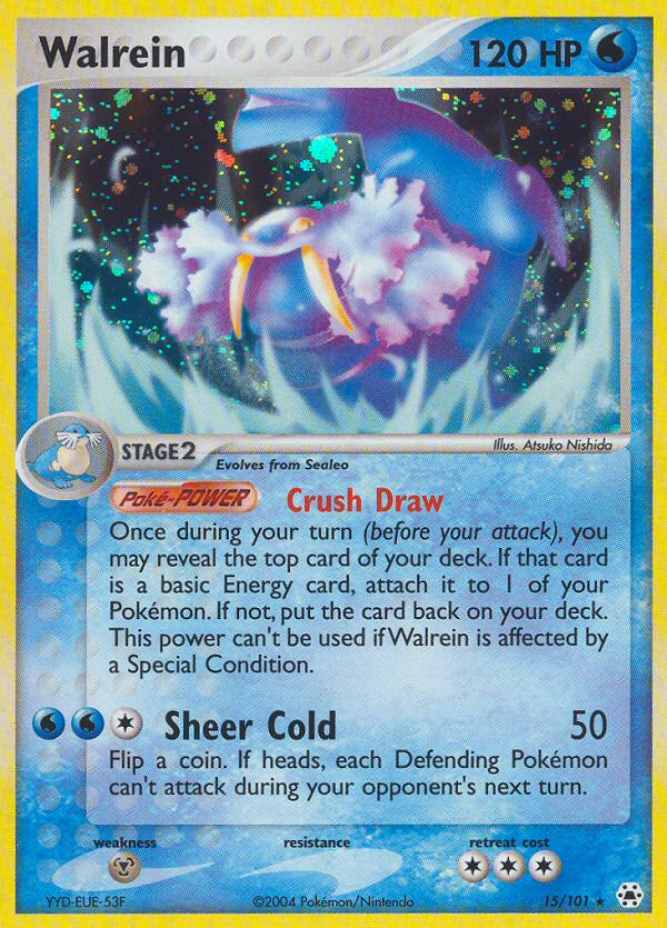 Walrein - Hidden Legends - #15 - Pokemon TCG card