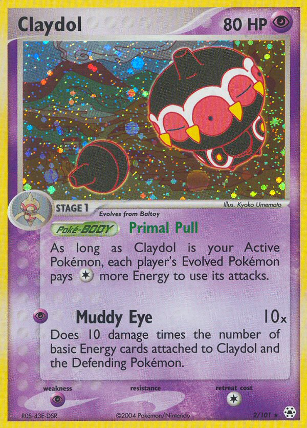 Claydol - Hidden Legends - #2 - Pokemon TCG card