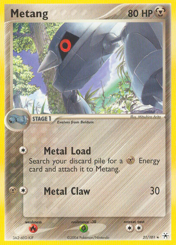 Metang - Hidden Legends - #21 - Pokemon TCG card