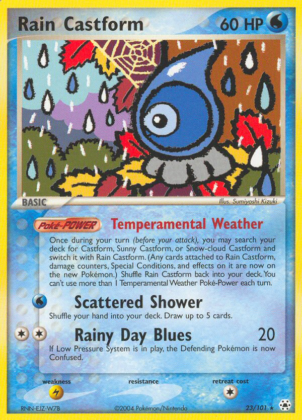 Rain Castform - Hidden Legends - #23 - Pokemon TCG card