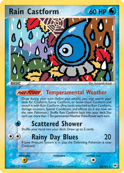 Rain Castform - Hidden Legends - #23 - Pokemon TCG card