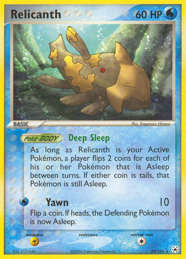 Relicanth - Hidden Legends - #24 - Pokemon TCG card