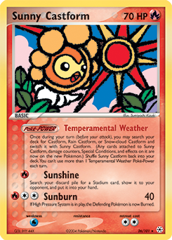 Sunny Castform #26 Sunny Castform - Hidden Legends - #26 - Pokemon TCG card