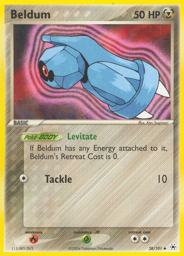 Beldum - Hidden Legends - #28 - Pokemon TCG card