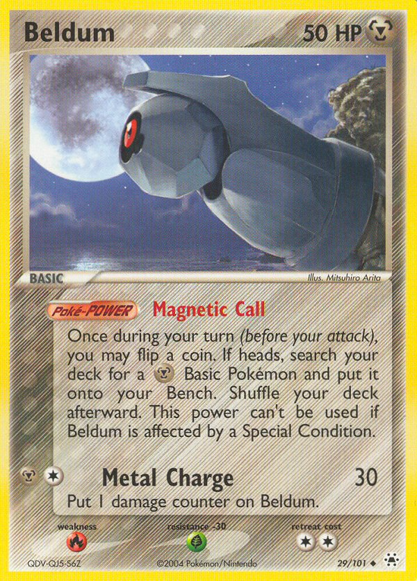 Beldum - Hidden Legends - #29 - Pokemon TCG card