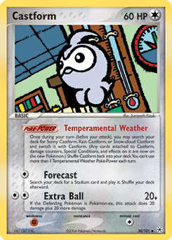 Castform - Hidden Legends - #30 - Pokemon TCG card