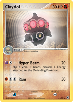 Claydol - Hidden Legends - #31 - Pokemon TCG card