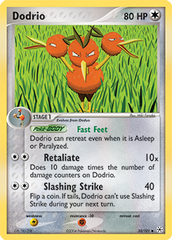 Dodrio - Hidden Legends - #33 - Pokemon TCG card