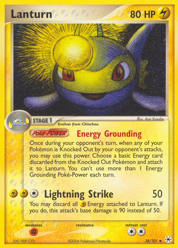 Lanturn - Hidden Legends - #38 - Pokemon TCG card