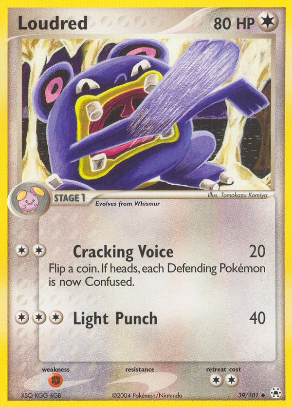 Loudred - Hidden Legends - #39 - Pokemon TCG card