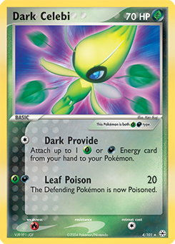 Dark Celebi - Hidden Legends - #4 - Pokemon TCG card