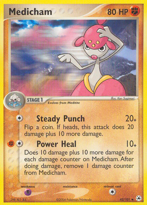 Medicham - Hidden Legends - #42 - Pokemon TCG card